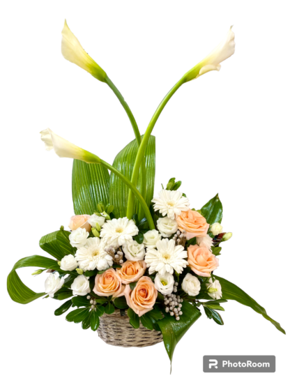 Fleurs funéraires F100